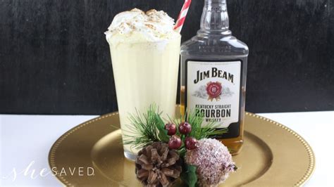 Boozy Eggnog Milkshake Recipe Shesaved®