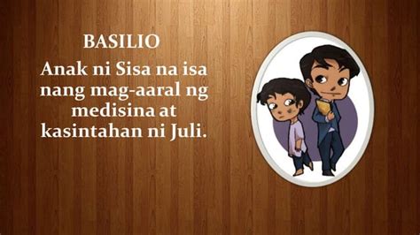 El Filibusterismo Tauhan Ppt