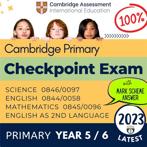 Cambridge Primary Checkpoint Past Year Paper Answer Igcse Year