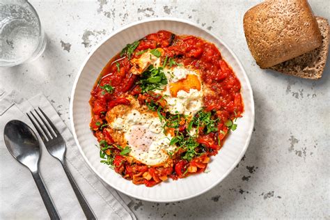 Shakshuka Met Verse Geitenkaas Recette Hellofresh