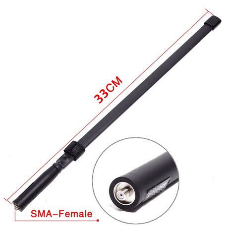 Cs Tactical Foldable Sma Female Dual Band Antenna For Baofeng Uv R Uv