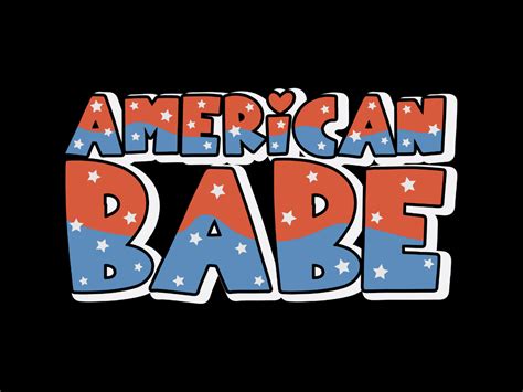 American Babe Svg American Babe Png Graphic By Maker Design Studio Creative Fabrica
