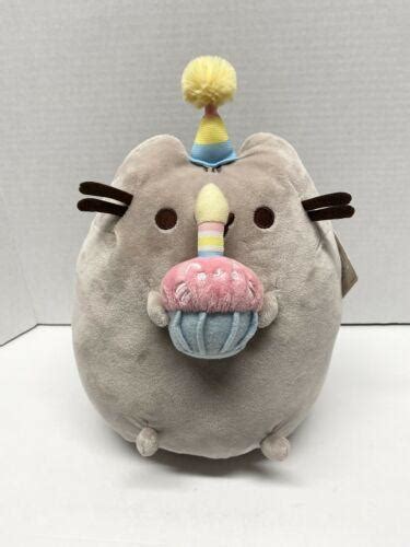 Gund New Pusheen Birthday Pusheen Plush Cat Stuffie 10 Inch Stuffed Toy 3931548464