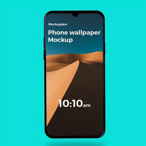 Free Phone Wallpaper Mockup Psd Template Css Author