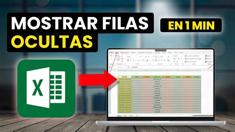 C Mo Mostrar Todas Las Filas Y Columnas Ocultas En Excel Youtube