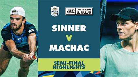 Jannik Sinner Vs Tomas Machac Highlights Rolex Shanghai Masters 2024