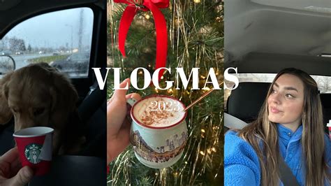 VLOGMAS DAY 3 Starbucks Holiday Drinks Cardio Workout Buying Gifts