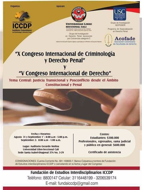 CARO ASOCIADOS X Congreso Internacioanl de Criminología y Derecho