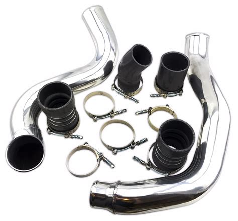 03 07 Ford F250 F350 F450 F550 Diesel 6 0 Intercooler Hard Pipes Tbolt Npboosted