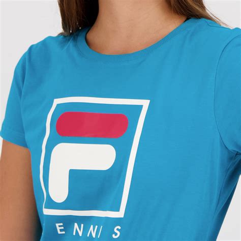 Camiseta Fila Soft Urban Feminina Azul Futfanatics