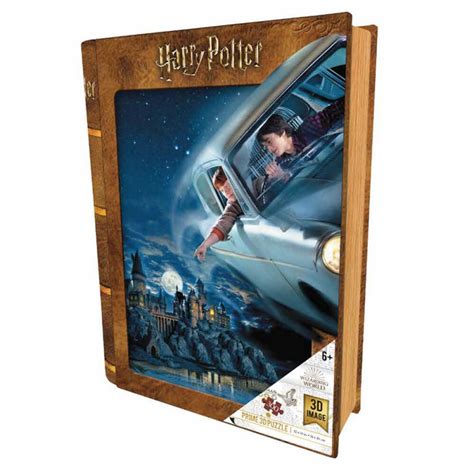 Harry Potter Puzzle Harry Ron Flying Over Hogwarts Pc