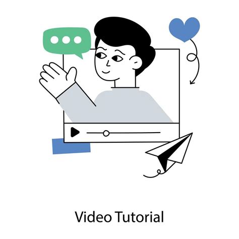 Trendy Video Tutorial 22462944 Vector Art at Vecteezy