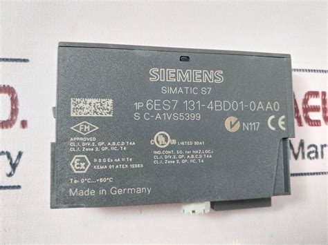 Siemens Es Bd Aa Plc I O Module V Aeliya Marine