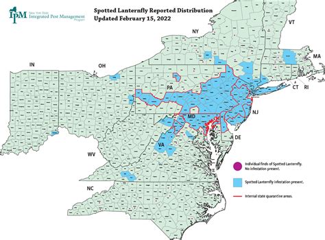 Spotted LanternFly Map