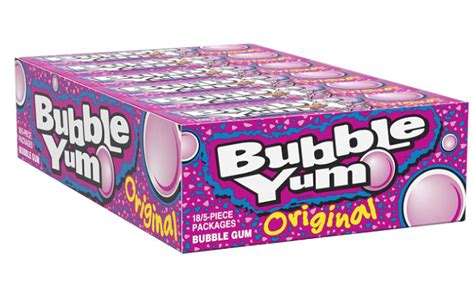 18 Pack 5 Piece Bubble Yum Bubble Gum Original Only 9 98 Reg 20