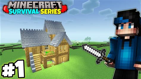 MINECRAFT PE Survival Series Ep 1 In Hindi 1 20 Made OP Survival Base