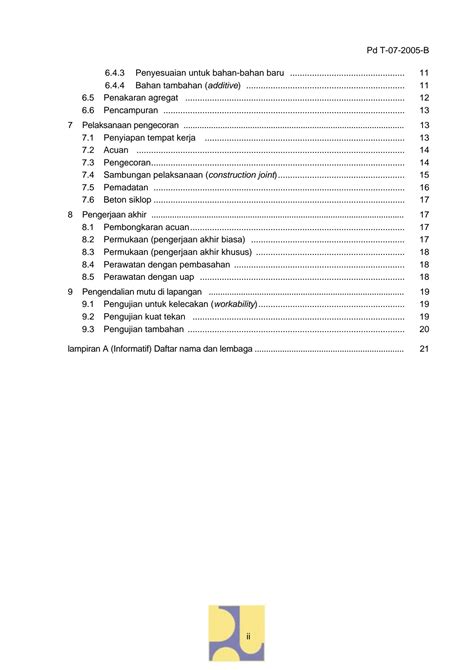 Solution Pedoman Pelaksanaan Pekerjaan Beton Untuk Jalan Dan Jembatan