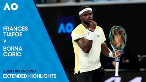 Frances Tiafoe V Borna Coric Extended Highlights Australian Open