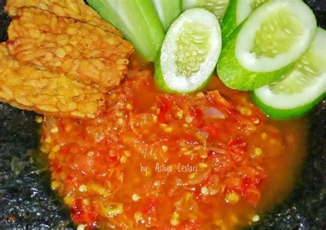 Resep Sambal Terasi Ala Warung Lalapan Oleh Astiya Lestari Cookpad