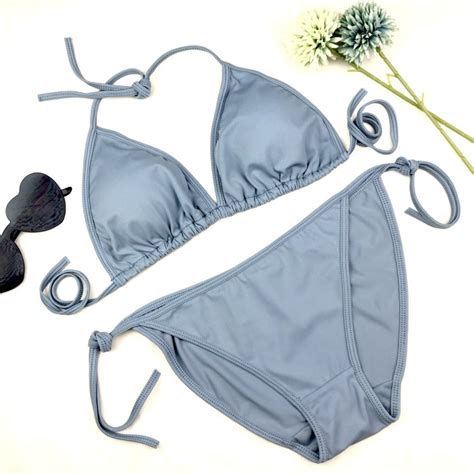 Jual Bikini Kai Grey Color Bikini Set Bikini Pantai Baju Renang