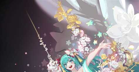 Mikuexpo10th Floral Universe かびverkbのイラスト Pixiv