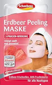 Schaebens Erdbeer Peeling Maske 15er Pack 15 X 12 Ml Amazon De Beauty