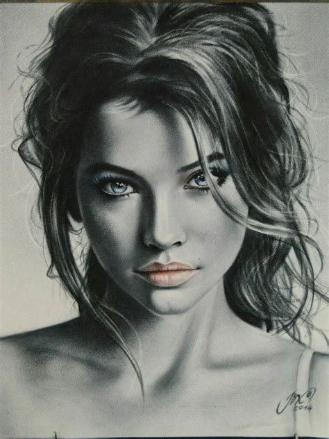 Beautiful Women Images In Art Pintando Retratos Desenhando Retratos