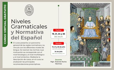 Curso Niveles Gramaticales Y Normativa Del Español Apl