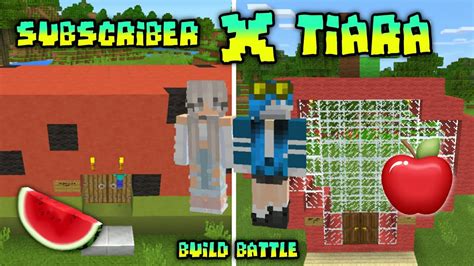 BUILD BATTLE CRAFTSMAN LAWAN SUBSCRIBER TIARA CHANNEL TC CRAFTSMAN