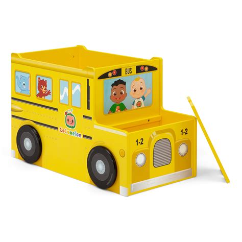 CoComelon Official Musical Yellow School Bus, Plays Clips from ‘Wheels on The Bus,’ Featuring ...