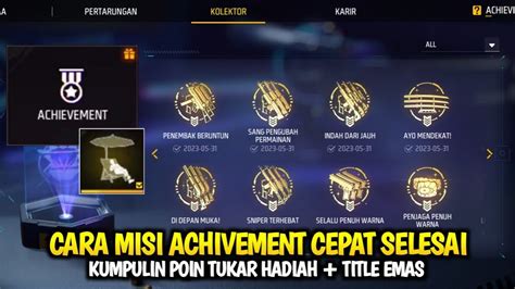 Cara Cepat Menyelesaikan Misi Achievement Ff Mendapatkan Poin Buka