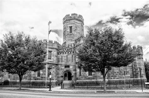 Cumberland County Prison in Black and White Photograph by Bill Cannon