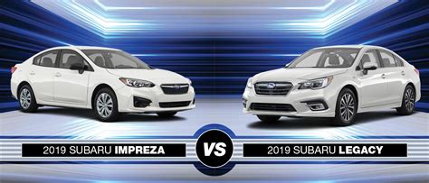 2019 Subaru Impreza vs. 2019 Subaru Legacy | Arlington Heights, IL