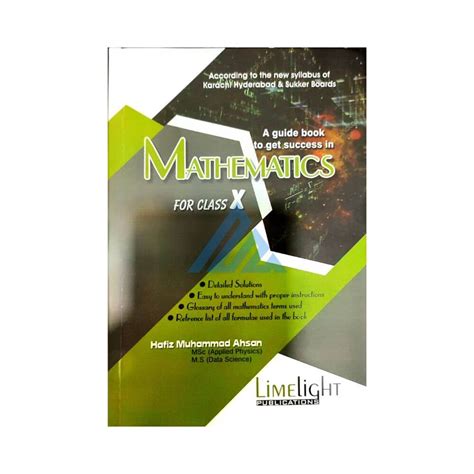 Mathematics For Class 10 Maryam Academy Booksellers