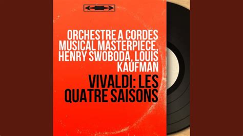 Les Quatre Saisons Concerto Pour Violon No In E Major Rv Le