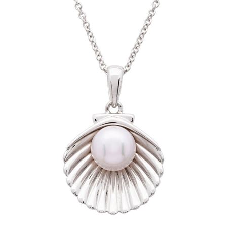 Pearl Shell Necklace in Sterling Silver — Ocean Jewelry