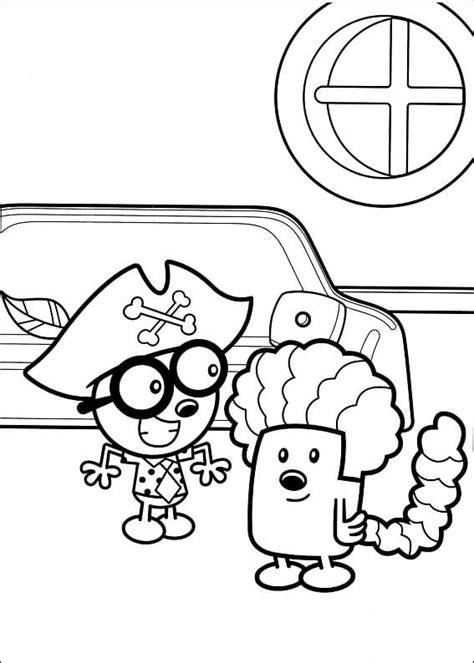 Desenhos De Wow Wow Wubbzy 14 Para Colorir E Imprimir ColorirOnline