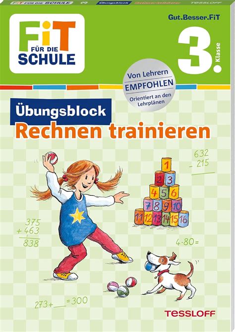 Fit Für Die Schule Übungsblock Rechnen Trainieren 3 Klasse Die