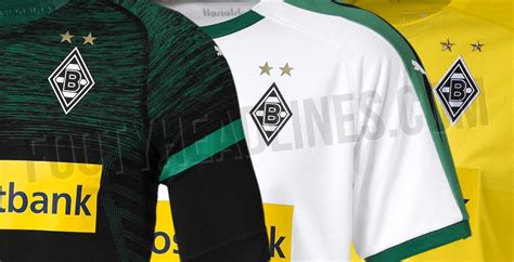 Puma Borussia Mönchengladbach 18 19 Home Away Third Goalkeeper Kits