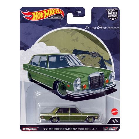 Hot Wheels Premium Auto Strasse 72 Mercedes Benz 280 Sel 4 5 Lazada Indonesia