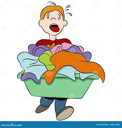 Put Away Laundry Clipart