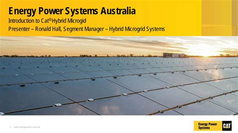 Pdf Energy Power Systems Australia Microgrid Microgrid Symposiums