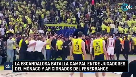 La Escandalosa Batalla Campal Entre Jugadores Del Mónaco Y Aficionados