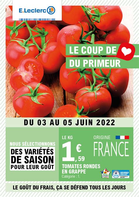 plv frais trad s22 tomate grappe Leclerc Pont l Abbé