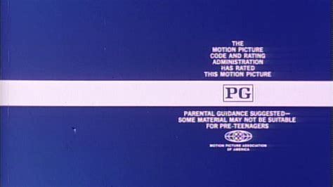 A Universal Picture Mpaa Trailer Band Mpaa Rating Card Pg Youtube