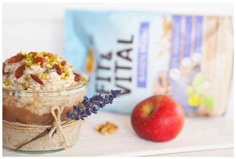 Herbstliches Bratapfel Bircher Muesli Tartex Wiewowasistgut