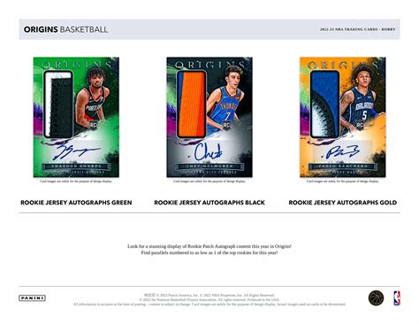 2022-23 Panini Origins NBA Basketball Cards