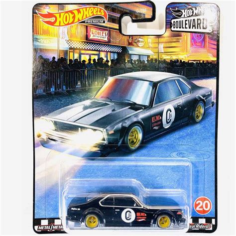 Xe mô hình bánh cao su 1 64 Hot Wheels Premium Boulevard Nissan Skyline