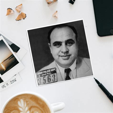 Al Capone Mugshot Coaster – Madcap & Co