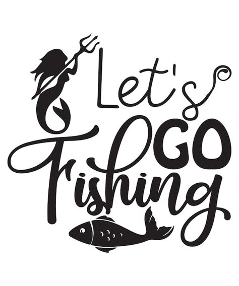 Let S Ir De Pesca Vector Premium